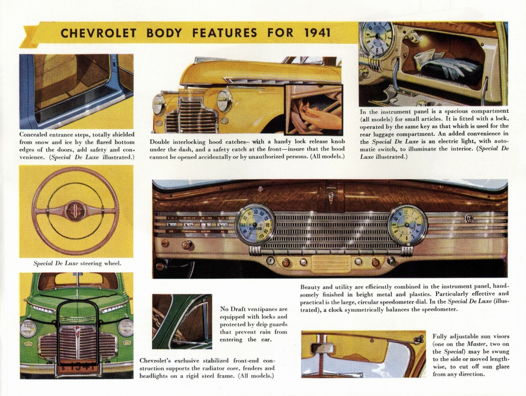 1941 Chevrolet Full-Line Brochure Page 17